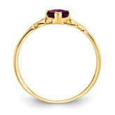 14k Rhodolite Garnet Birthstone Ring